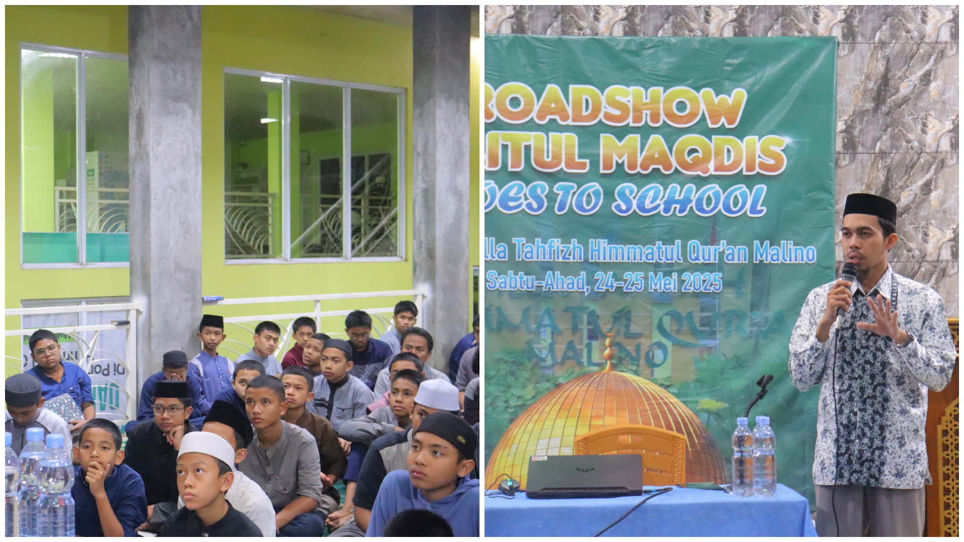 Komunitas Kita Palestina menggelar Roadshow Baitul Maqdis di Villa Tahfizh Himmatul Quran