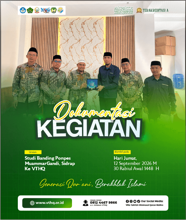 Perkuat Sinergi dan Berbagi Praktik Baik, VTHQ Gelar Studi Banding ke Pondok Pesantren Muammar Gandhi Sidrap